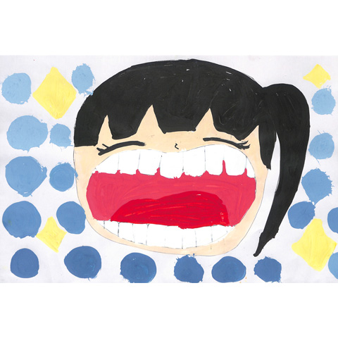 221_きれいな歯でいつも笑顔_チョコケーキ